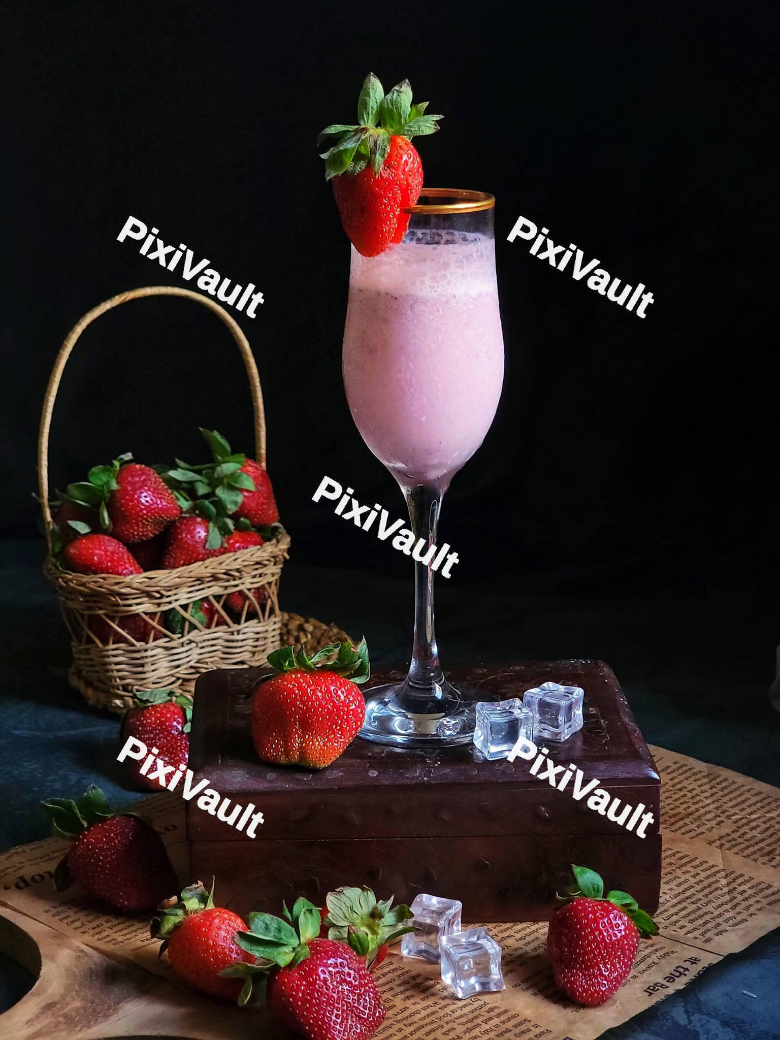 Strawberry cocktail